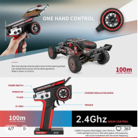 Wltoys 124106 1/12 2.4G 75KM/H RC Brushless 4WD Racing Truck