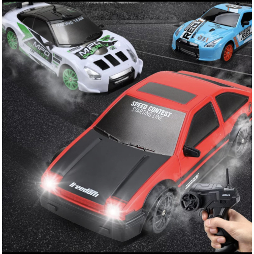 High speed 4WD RC Drift car toy 2.4G drift racing car Remote Control GTR model AE86 Vehicle car toys gift 