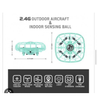 F14 2-in-1 RC Flying Sensing Ball Gesture Sensing Control 360° Flip UFO