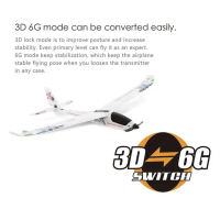 Wltoys XK A800 4CH 3D/6G System RC Airplane Remote Control Assembly with 2.4G Transmitter Compatible Futaba RTF