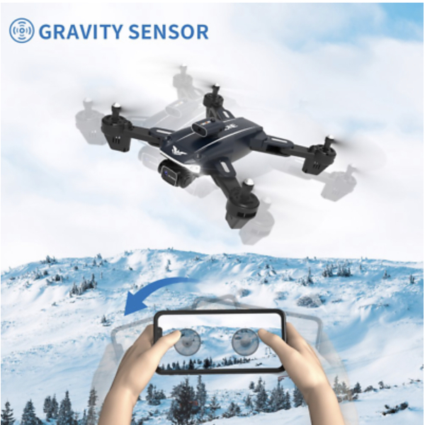 YDJIA D89 WiFi FPV with 4k HD Dual Camera Foldable RC Obstacle Avoidance Quadcopter