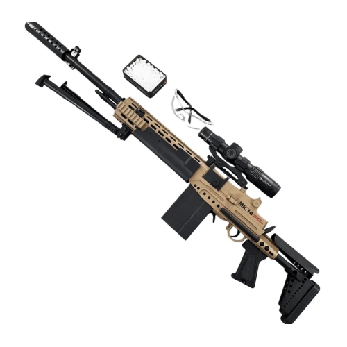 MK14 Electric Gel Ball Blaster 134cm Sniper Toy Gun