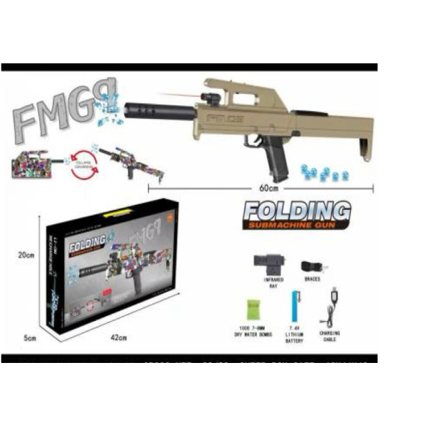 New FMG9 Foldable Gel Blaster