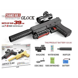 Glock Electric Gel Blaster Water Bomb Toy  Pistol